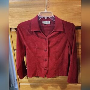 Briggs New York Women's Burgundy Blazer